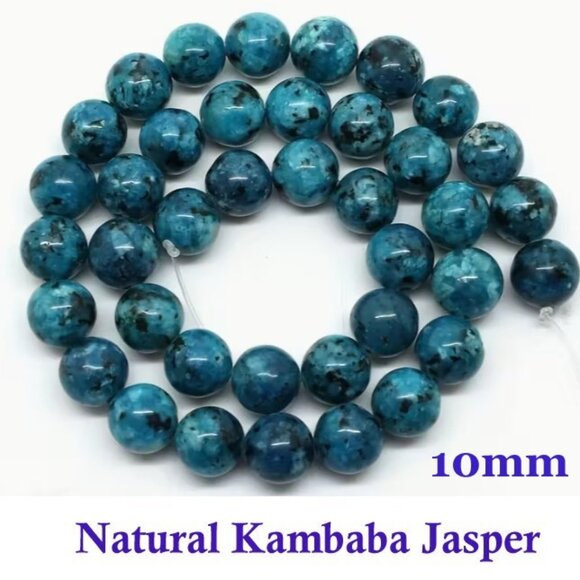 Natural Kambaba Jasper  15" Strand  10mm - Picture 1 of 3